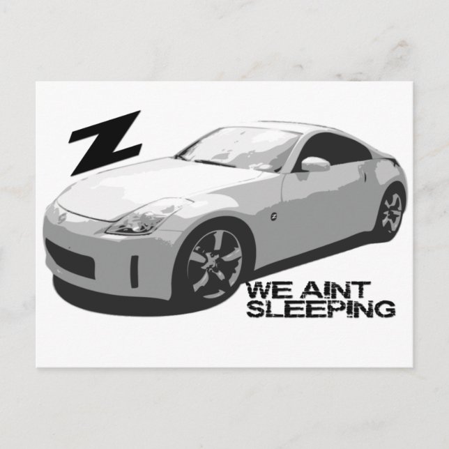 Carte Postale 350Z Aint endormi (Devant)