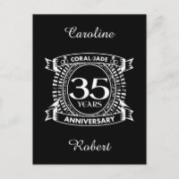 35e anniversaire de mariage Couronne de corail jad