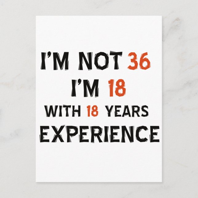 Carte Postale 36e anniversaire (Devant)