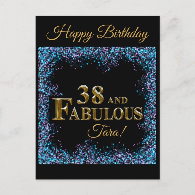 Carte Postale 38e anniversaire  (Devant)