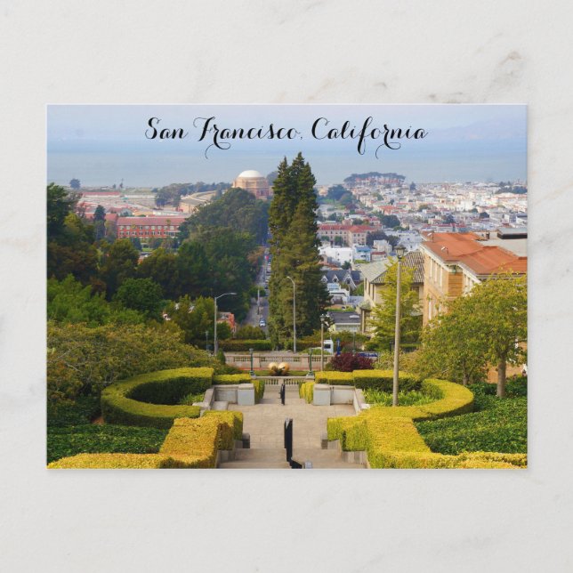 Carte postale #3-2 des marches de la rue Lyon à Sa (Devant)