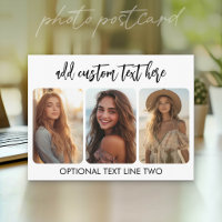 3 Collage photo avec un script bounce tendance
