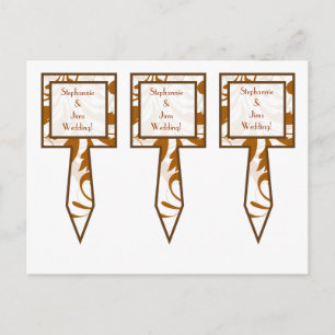 Carte Postale 3 Coupe Cake Pics Damask Automne