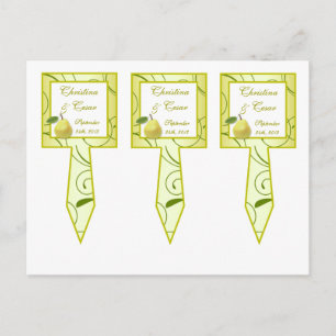 Carte Postale 3 Coupe Cake Pictures Lime Green Pear Swirls