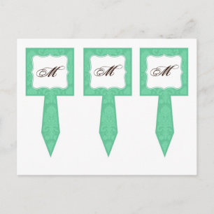 Carte Postale 3 Coupe Cake Pictures Mint Gree Blanc Damas Lace I