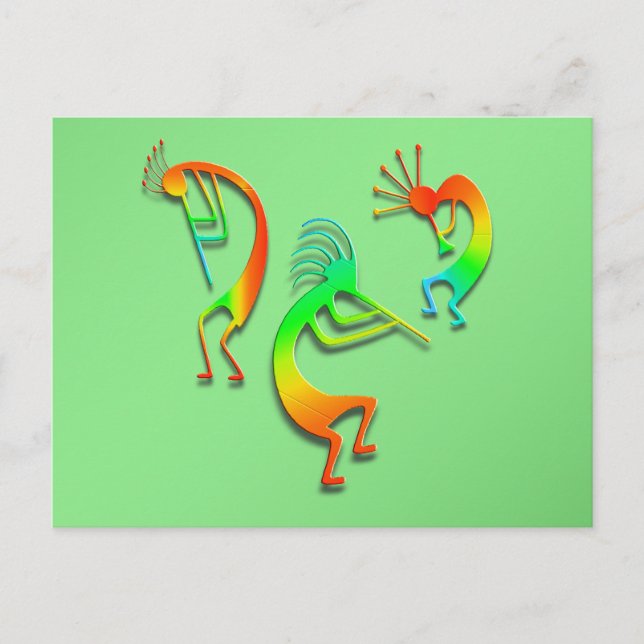 Carte Postale 3 Kokopelli #110 (Devant)