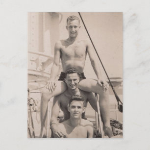 Carte Postale 3 marins