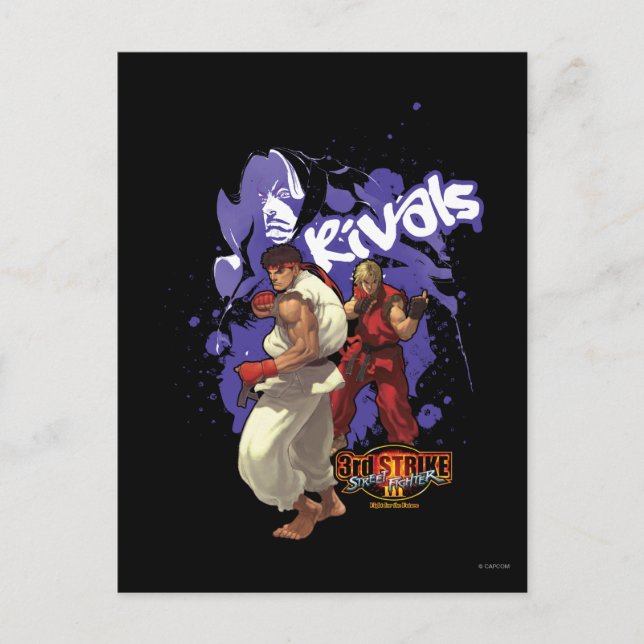 Carte Postale 3e Rivals de grève (Devant)