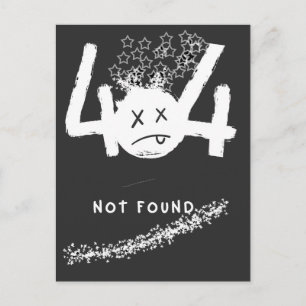 CARTE POSTALE 404 AUCUNE CONNEXION