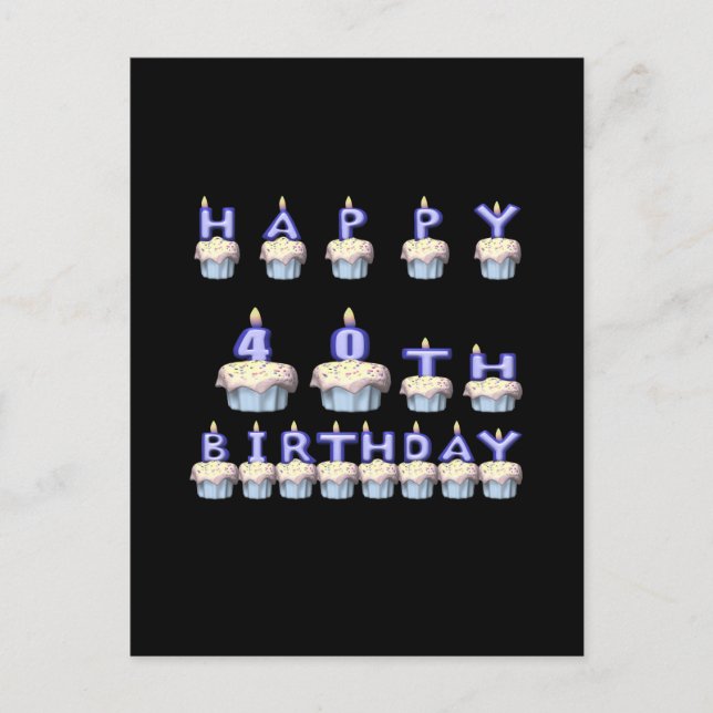 Carte Postale 40 Ans (Devant)