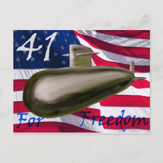Carte Postale 41 pour la liberté