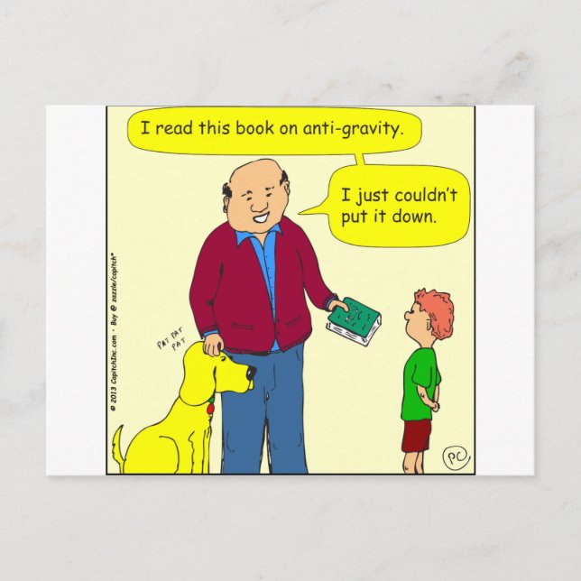Carte Postale 425 dessin animé anti-gravité (Devant)