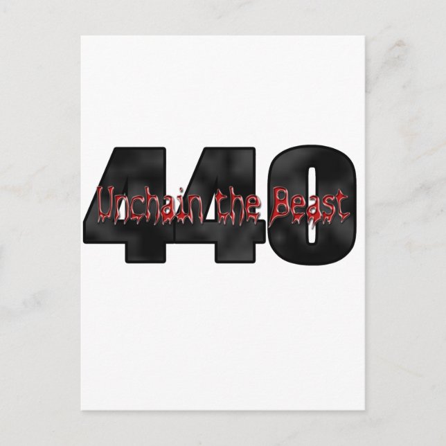 Carte Postale 440 Bête Mopar (Devant)