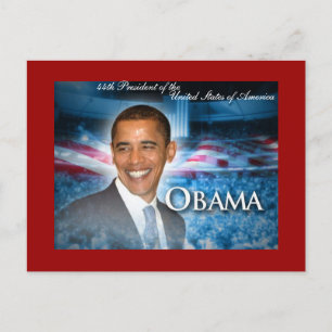 Carte Postale 44e Président OBAMA