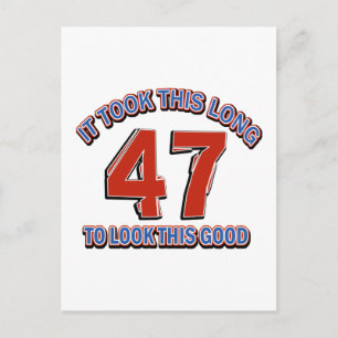 Carte Postale 47e anniversaire