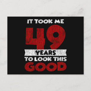 Carte Postale 49 ans Joyeux Anniversaire Ça me va bien 49ème ann
