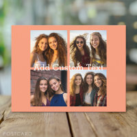 4 Collage de photos - vous pouvez changer la coule
