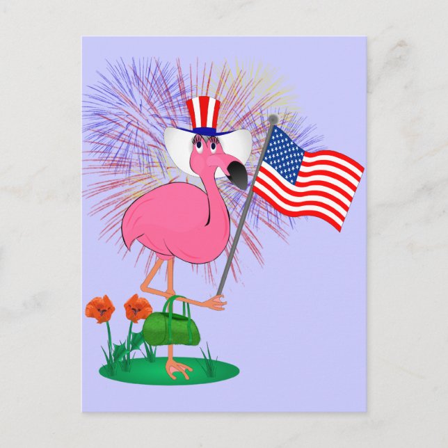 Carte postale 4 juillet (Devant)