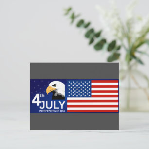 Carte Postale 4 juillet / Fête de l'Indépendance