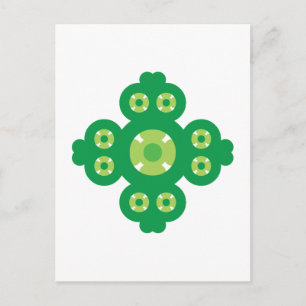 Carte Postale 4 trèfle à feuille