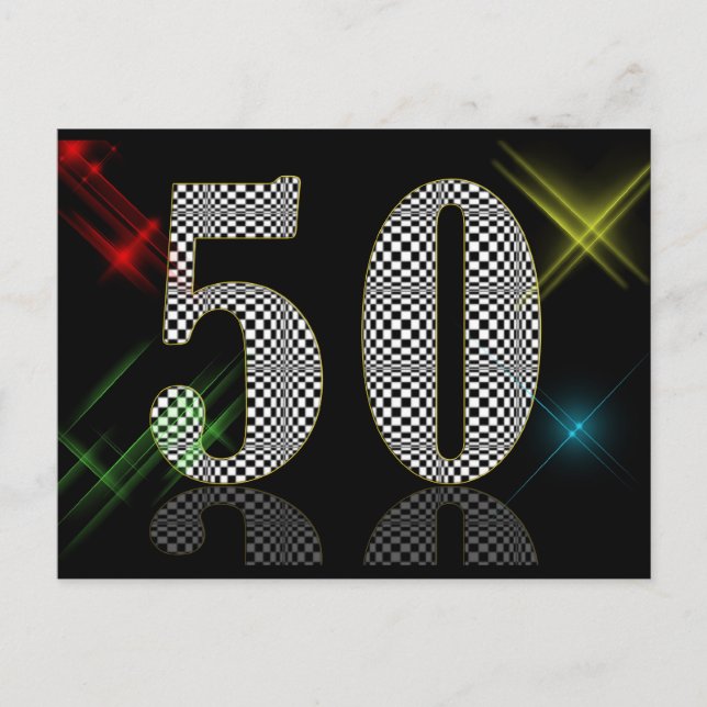 Carte Postale 50 éblouis (Devant)