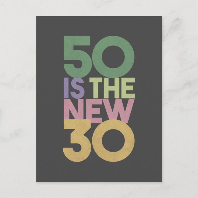 Carte Postale 50 est le nouveau cadeau de 30 - 50e anniversaire  (Devant)
