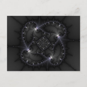 Carte Postale 50 Nuances De Gris - Art Fractal