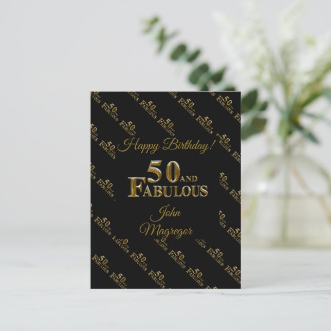 Carte Postale 50e anniversaire  (Debout devant)