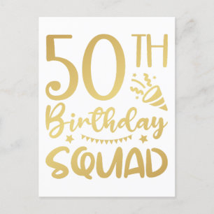 Carte Postale 50e Anniversaire Escouade 50