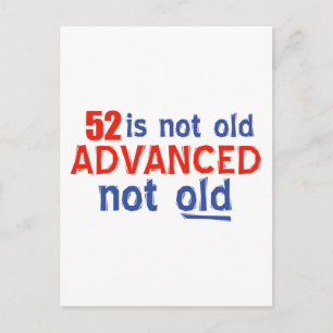 Carte Postale 52 ans Anniversaire