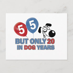 Carte Postale 55 ans Anniversaire