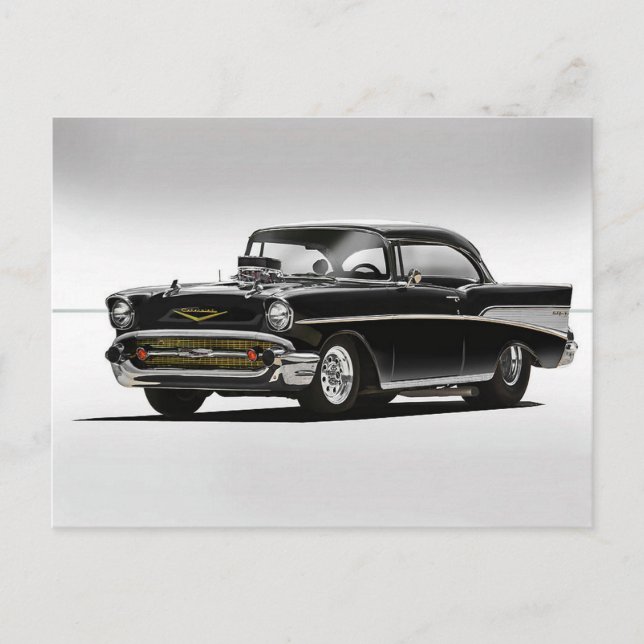 Carte Postale 57' Chevy Pro-Street (Devant)