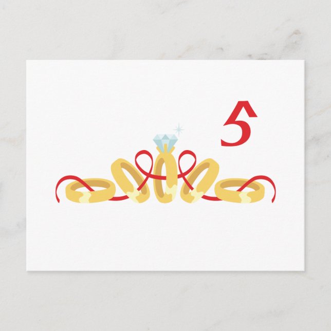 Carte Postale 5 cercles (Devant)