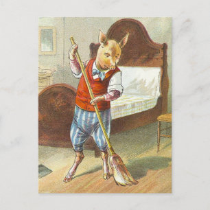Carte Postale 5 Little Pigs : The Home Pig