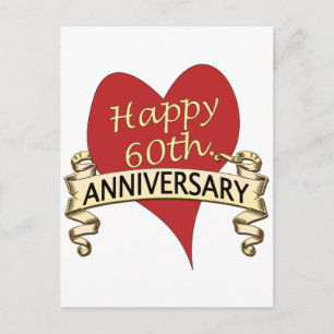 Carte Postale 60 Anniversaire