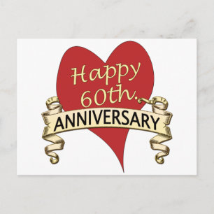 Carte Postale 60 Anniversaire