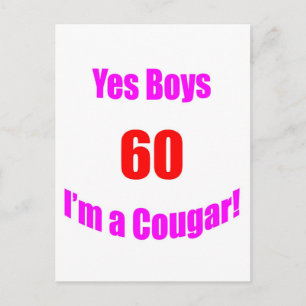 Carte Postale 60 Anniversaire de Cougar