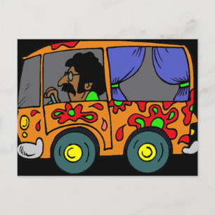 Carte Postale 60 Hippie Van