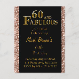 Carte Postale 60e anniversaire 