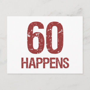 Carte Postale 60e Humour d'anniversaire