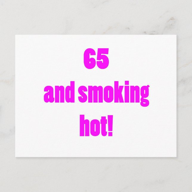 Carte Postale 65 Fumer chaud (Devant)