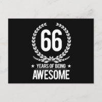 66e anniversaire (66 ans d'être génial)