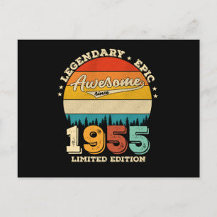 Carte Postale 67 Ans Awesome depuis 1955 67e Anniversaire Cadeau