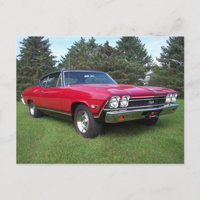 Carte Postale 68' Chevelle SS (Devant)