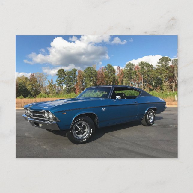 Carte Postale 69' Chevy Chevelle SS (Devant)