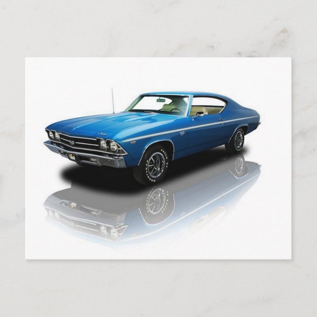 Carte Postale 69' Chevy Chevelle SS (Devant)