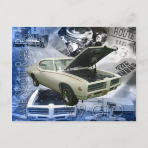 Carte Postale 69 GTO-Lake Scott Rod Run
