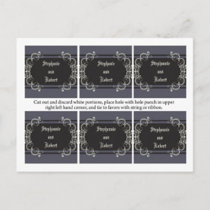 Carte Postale 6 Favoriser les étiquettes Cravate noire Affair gr