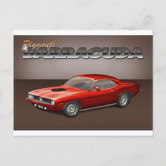 Carte Postale 72-74 Barracuda (Devant)