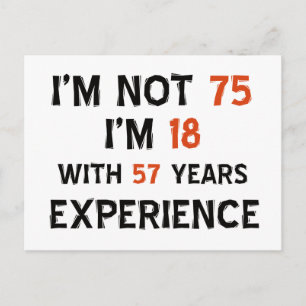 Carte Postale 75e anniversaire de cool